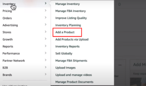 Find the option of Add a Product