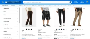 Identify products on walmart product research